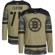 Adidas Connor Clifton Boston Bruins Youth Authentic Military Appreciation Practice Jersey - Camo