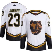 Adidas Craig Janney Boston Bruins Men's Authentic Reverse Retro 2.0 Jersey - White