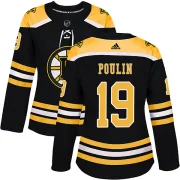 Adidas Dave Poulin Boston Bruins Women's Authentic Home Jersey - Black