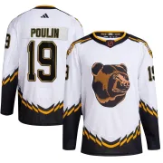Adidas Dave Poulin Boston Bruins Youth Authentic Reverse Retro 2.0 Jersey - White