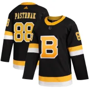 Adidas David Pastrnak Boston Bruins Men's Authentic Alternate Jersey - Black