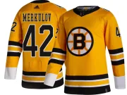 Adidas Georgii Merkulov Boston Bruins Men's Breakaway 2020/21 Special Edition Jersey - Gold