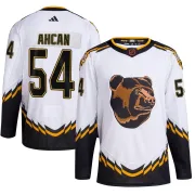Adidas Jack Ahcan Boston Bruins Youth Authentic Reverse Retro 2.0 Jersey - White