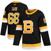 Adidas Jaromir Jagr Boston Bruins Youth Authentic Alternate Jersey - Black