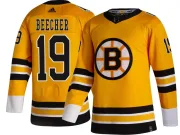 Adidas Johnny Beecher Boston Bruins Youth Breakaway 2020/21 Special Edition Jersey - Gold