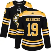 Adidas Johnny Mckenzie Boston Bruins Women's Authentic Home Jersey - Black