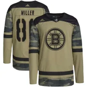 Adidas Kevan Miller Boston Bruins Youth Authentic Military Appreciation Practice Jersey - Camo