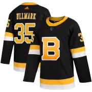 Adidas Linus Ullmark Boston Bruins Youth Authentic Alternate Jersey - Black