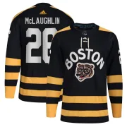 Adidas Marc McLaughlin Boston Bruins Men's Authentic 2023 Winter Classic Jersey - Black