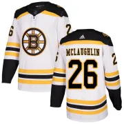 Adidas Marc McLaughlin Boston Bruins Youth Authentic Away Jersey - White
