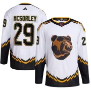 Adidas Marty Mcsorley Boston Bruins Youth Authentic Reverse Retro 2.0 Jersey - White