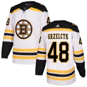Adidas Matt Grzelcyk Boston Bruins Men's Authentic Away Jersey - White