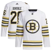 Adidas Mike Knuble Boston Bruins Youth Authentic 100th Anniversary Primegreen Jersey - White