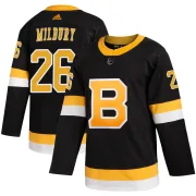 Adidas Mike Milbury Boston Bruins Youth Authentic Alternate Jersey - Black