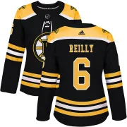 Adidas Mike Reilly Boston Bruins Women's Authentic Home Jersey - Black