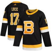 Adidas Milan Lucic Boston Bruins Youth Authentic Alternate Jersey - Black