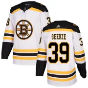 Adidas Morgan Geekie Boston Bruins Youth Authentic Away Jersey - White