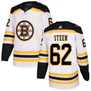 Adidas Oskar Steen Boston Bruins Youth Authentic Away Jersey - White