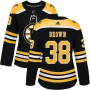 Adidas Patrick Brown Boston Bruins Women's Authentic Home Jersey - Black