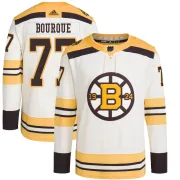 Adidas Ray Bourque Boston Bruins Men's Authentic 100th Anniversary Primegreen Jersey - Cream