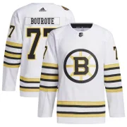 Adidas Ray Bourque Boston Bruins Youth Authentic 100th Anniversary Primegreen Jersey - White