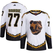 Adidas Ray Bourque Boston Bruins Youth Authentic Reverse Retro 2.0 Jersey - White