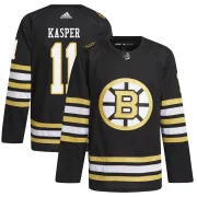 Adidas Steve Kasper Boston Bruins Men's Authentic 100th Anniversary Primegreen Jersey - Black