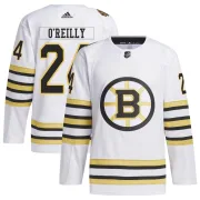 Adidas Terry O'Reilly Boston Bruins Youth Authentic 100th Anniversary Primegreen Jersey - White