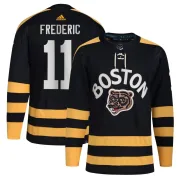Adidas Trent Frederic Boston Bruins Men's Authentic 2023 Winter Classic Jersey - Black