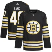 Adidas Tuukka Rask Boston Bruins Men's Authentic 100th Anniversary Primegreen Jersey - Black
