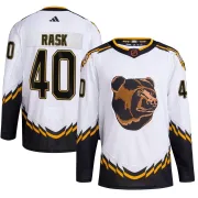 Adidas Tuukka Rask Boston Bruins Men's Authentic Reverse Retro 2.0 Jersey - White