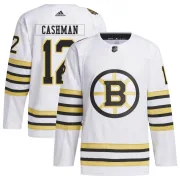 Adidas Wayne Cashman Boston Bruins Men's Authentic 100th Anniversary Primegreen Jersey - White