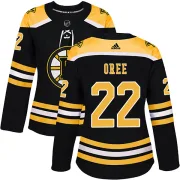 Adidas Willie O'ree Boston Bruins Women's Authentic Home Jersey - Black