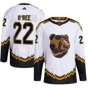 Adidas Willie O'ree Boston Bruins Youth Authentic Reverse Retro 2.0 Jersey - White