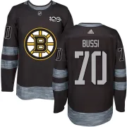 Brandon Bussi Boston Bruins Youth Authentic 1917-2017 100th Anniversary Jersey - Black