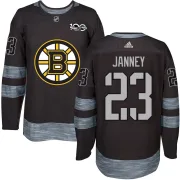 Craig Janney Boston Bruins Men's Authentic 1917-2017 100th Anniversary Jersey - Black