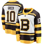Fanatics Branded A.J. Greer Boston Bruins Youth Breakaway 2019 Winter Classic Jersey - White