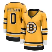 Fanatics Branded Andrei Svetlakov Boston Bruins Women's Breakaway 2020/21 Special Edition Jersey - Gold
