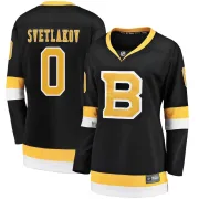Fanatics Branded Andrei Svetlakov Boston Bruins Women's Premier Breakaway Alternate Jersey - Black