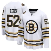 Fanatics Branded Andrew Peeke Boston Bruins Men's Premier Breakaway 100th Anniversary Jersey - White