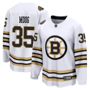 Fanatics Branded Andy Moog Boston Bruins Men's Premier Breakaway 100th Anniversary Jersey - White