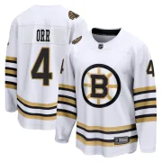 Fanatics Branded Bobby Orr Boston Bruins Men's Premier Breakaway 100th Anniversary Jersey - White