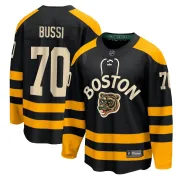 Fanatics Branded Brandon Bussi Boston Bruins Men's Breakaway 2023 Winter Classic Jersey - Black