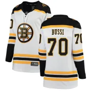 Fanatics Branded Brandon Bussi Boston Bruins Women's Breakaway Away Jersey - White