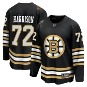 Fanatics Branded Brett Harrison Boston Bruins Men's Premier Breakaway 100th Anniversary Jersey - Black