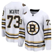 Fanatics Branded Charlie McAvoy Boston Bruins Men's Premier Breakaway 100th Anniversary Jersey - White