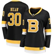 Fanatics Branded Chris Nilan Boston Bruins Women's Premier Breakaway Alternate Jersey - Black