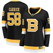 Fanatics Branded Connor Carrick Boston Bruins Women's Premier Breakaway Alternate Jersey - Black