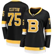 Fanatics Branded Connor Clifton Boston Bruins Women's Premier Breakaway Alternate Jersey - Black