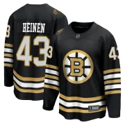 Fanatics Branded Danton Heinen Boston Bruins Men's Premier Breakaway 100th Anniversary Jersey - Black